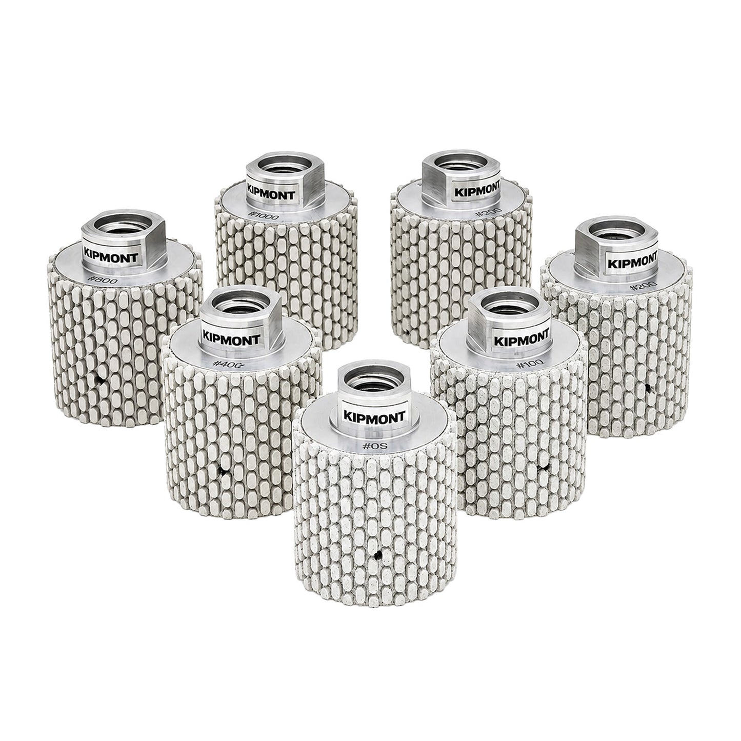 2 inch diamond drum wheel set for light color stone sink cutout polishing