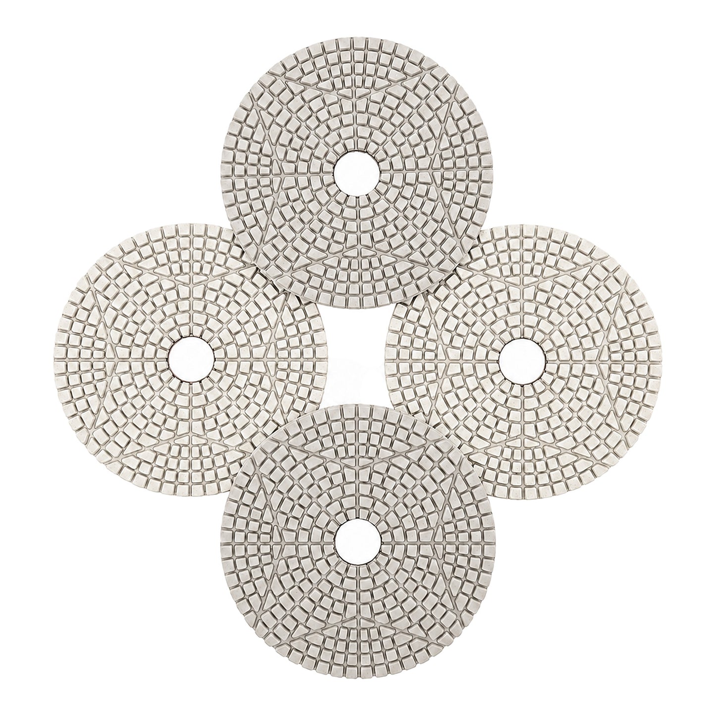 4" 4-step polishing pads main image