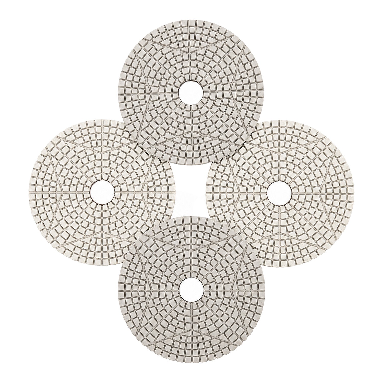4" 4-step polishing pads main image