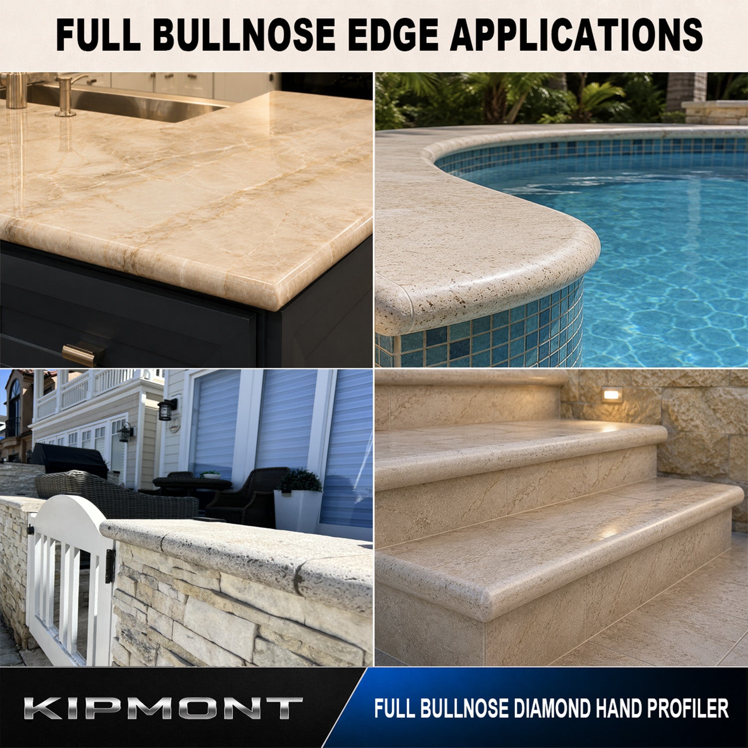 applications for full bullnose edge