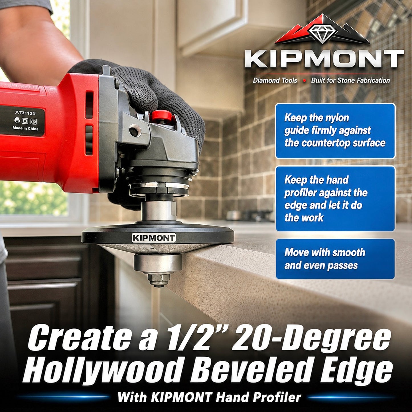 how to create a hollywood bevel with hand profiler