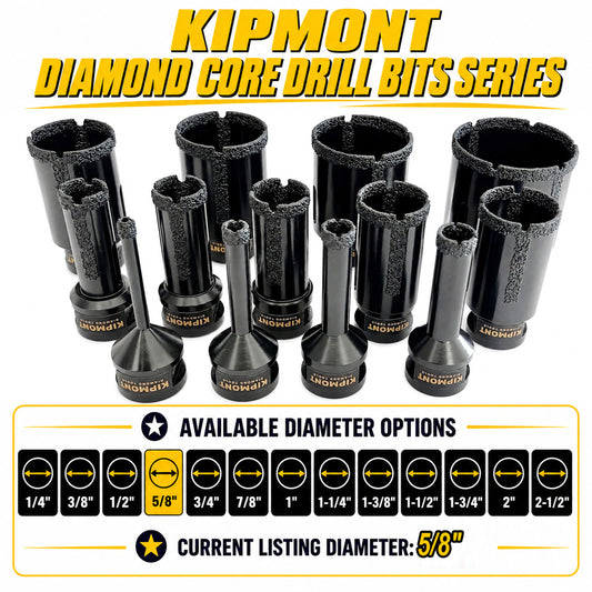 diamond core drill bit diameter for 5/8"